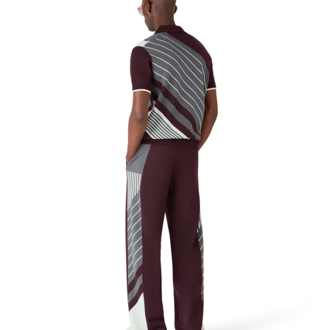 Polo de tenis Merino Diagonal