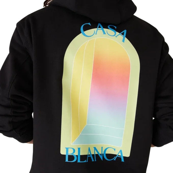 Sudadera con capucha y arco degradado Sudadera con capucha y arco degradado