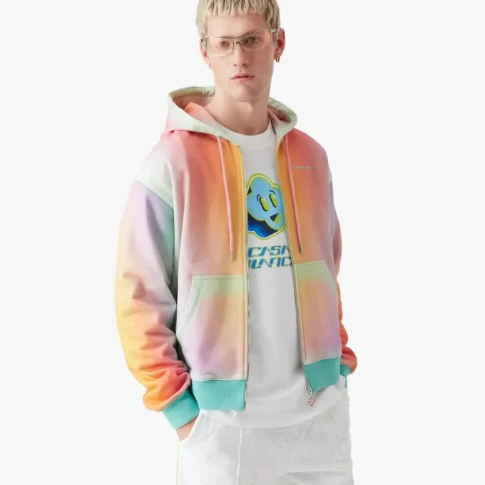 Sudadera con capucha y cremallera Glass