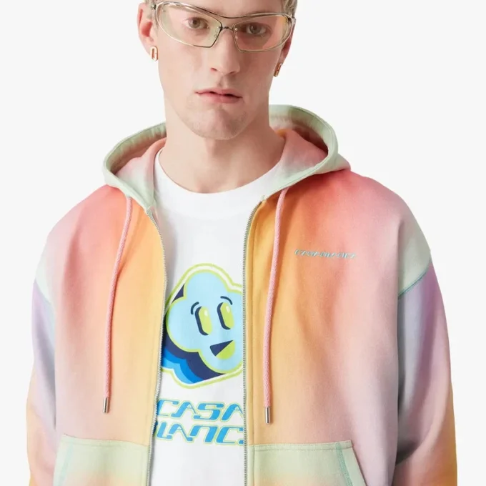 Sudadera con capucha y cremallera Glass