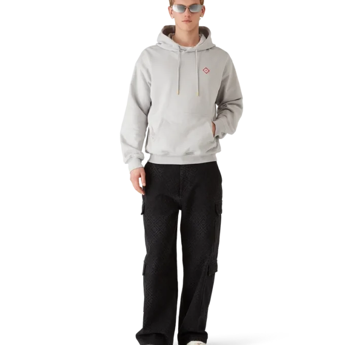 Sudadera con capucha y logotipo de diamante