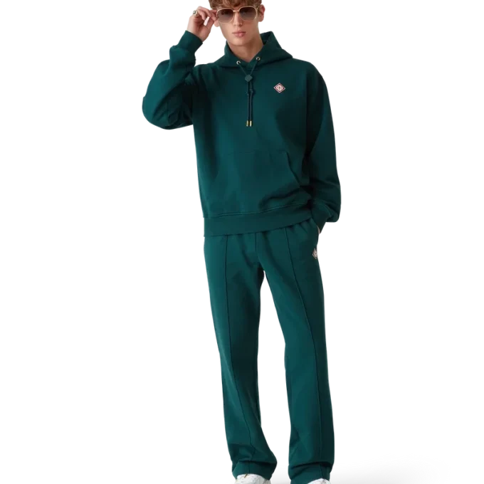 Sudadera con capucha y logotipo de diamante