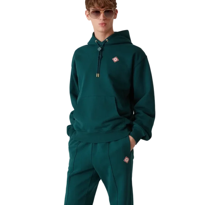 Sudadera con capucha y logotipo de diamante