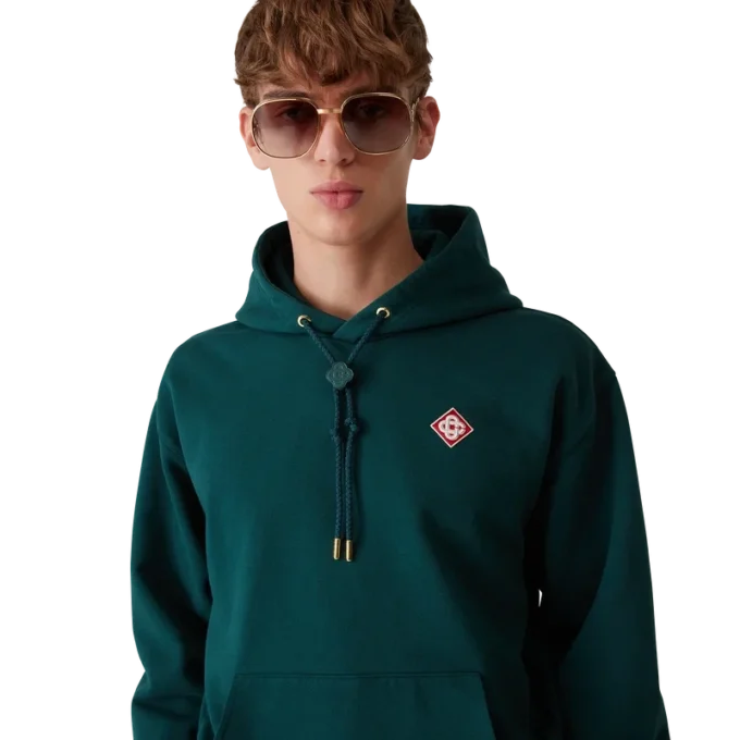 Sudadera con capucha y logotipo de diamante