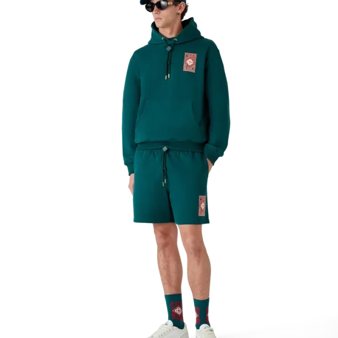 Sudadera con capucha y logotipo gótico