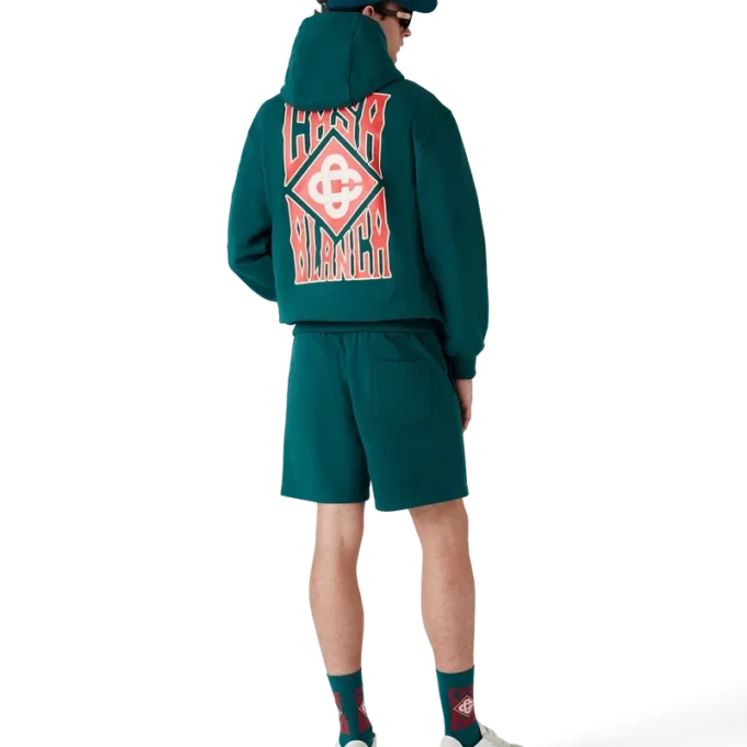 Sudadera con capucha y logotipo gótico