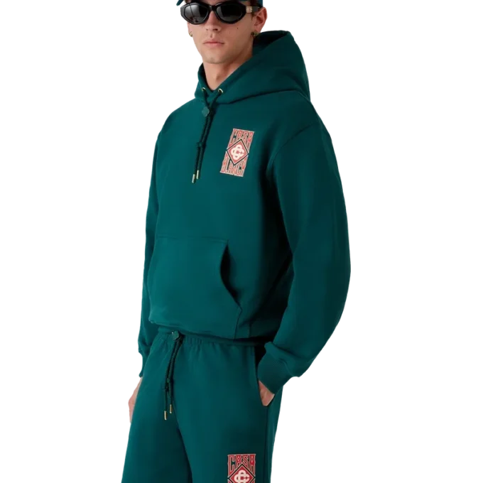 Sudadera con capucha y logotipo gótico