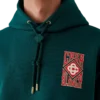 Sudadera con capucha y logotipo gótico