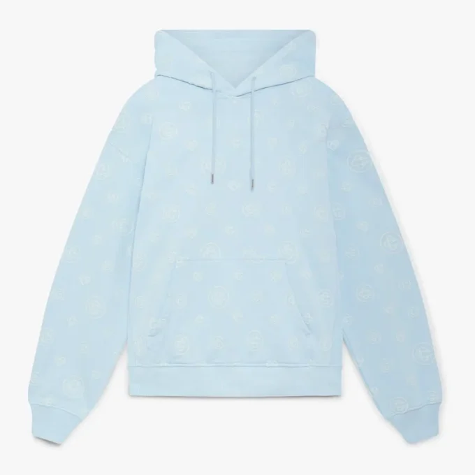 Sudadera con capucha y monograma aplicado