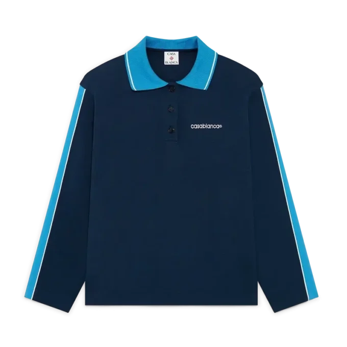 Sudadera con cuello Polo de Punto