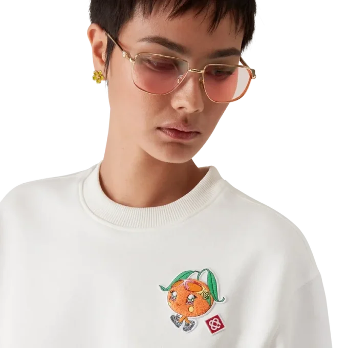 Sudadera con la mascota naranja