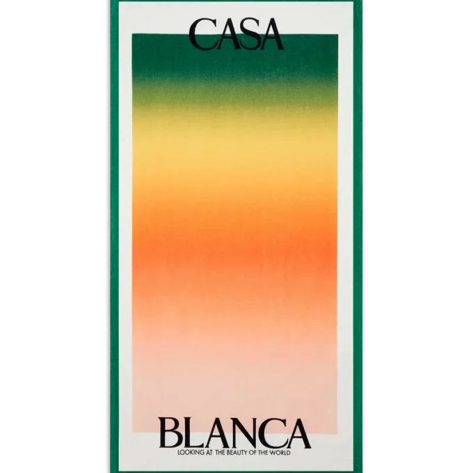 Toalla de playa degradada