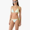 Top de bikini con cordones y cuentas Optic Drop