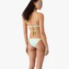 Top de bikini con cordones y cuentas Optic Drop