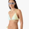 Top de bikini con cordones y cuentas Optic Drop