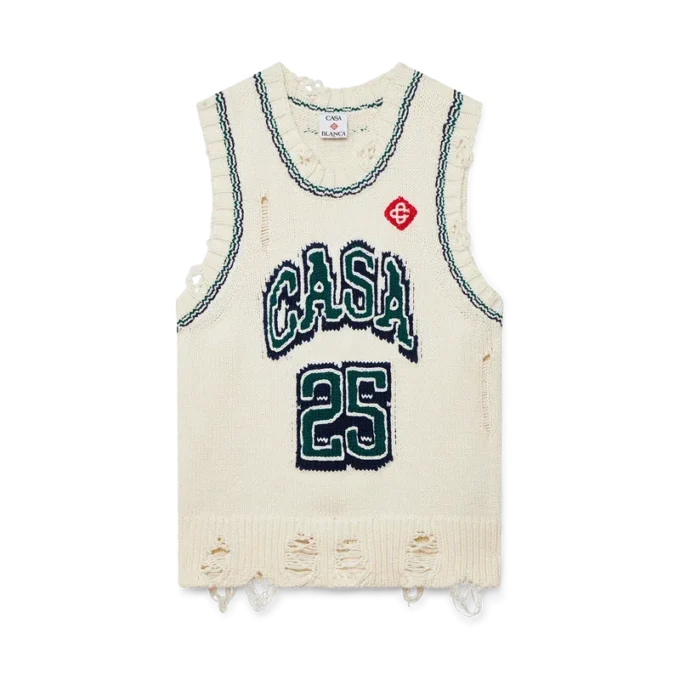 Top de béisbol Intarsia