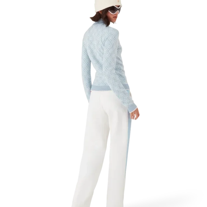 Top de cuello alto con monograma Ski