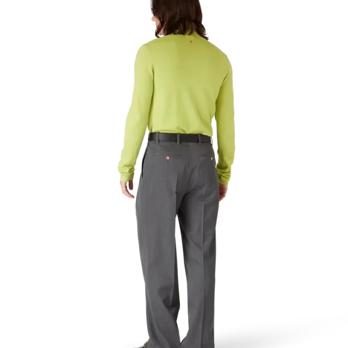 Top de cuello vuelto de merino