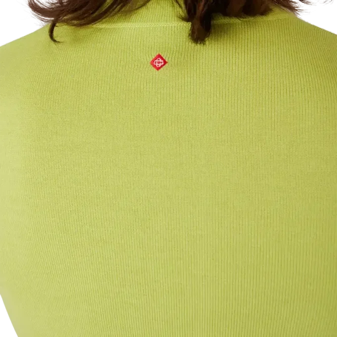 Top de cuello vuelto de merino