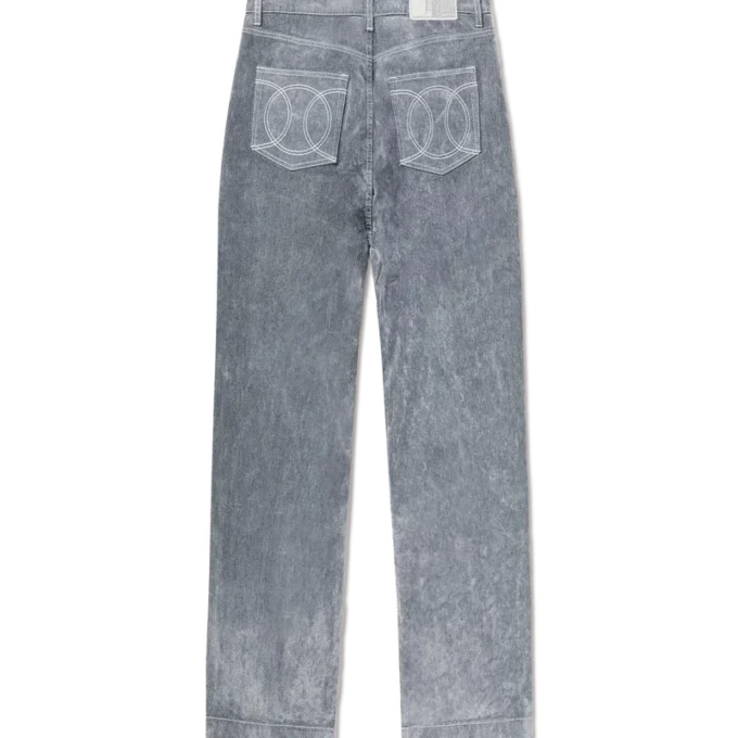 Vaqueros con textura melocotón