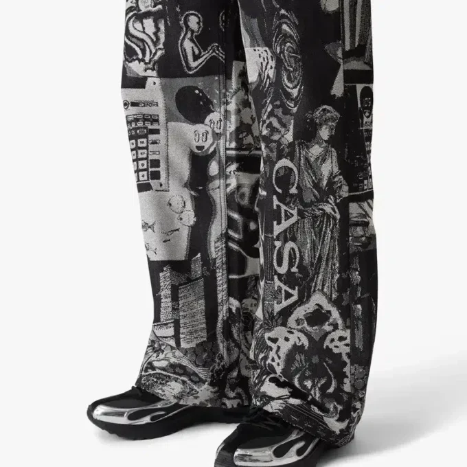 Vaqueros de pierna recta Rave Collage