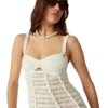 Vestido bustier de croché