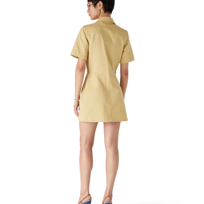 Vestido de jacquard de algodón con monograma