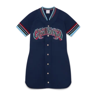 Vestido de punto estilo béisbol