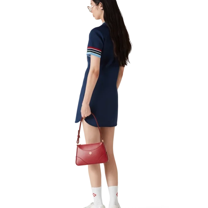 Vestido de punto estilo béisbol Vestido de punto estilo béisbol