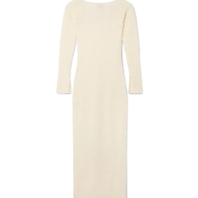 Vestido de punto texturizado