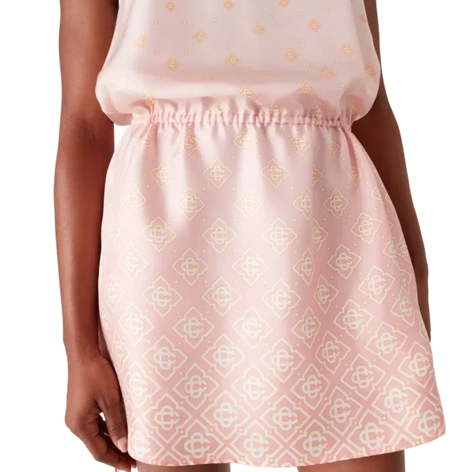 Vestido de seda Monogram Degrade Vestido de seda Monogram Degrade