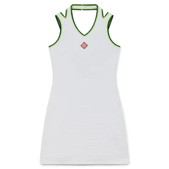 Vestido de tenis de terciopelo texturado