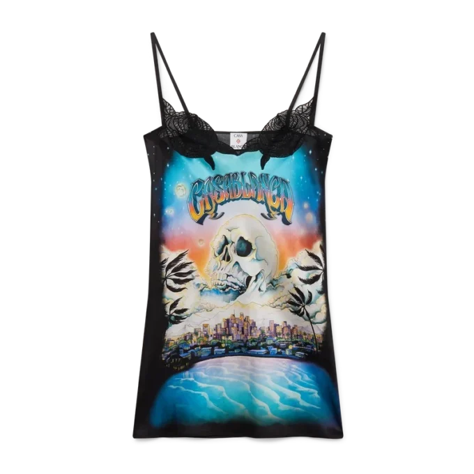 Vestido lencero de encaje La Pramonition