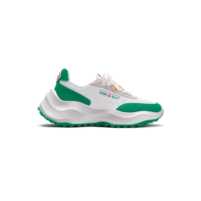 Zapatilla Atlantis para mujer en blanco y verde tenis Zapatilla Atlantis para mujer en blanco y verde tenis