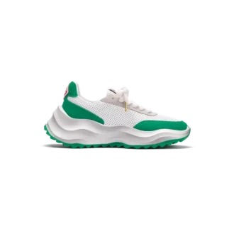 Zapatilla Atlantis para mujer en blanco y verde tenis