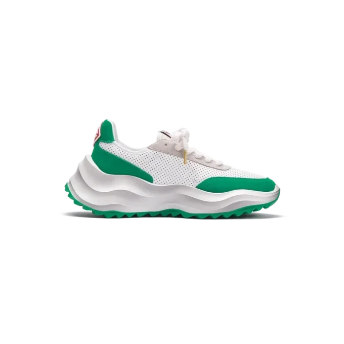 Zapatilla Atlantis para mujer en blanco y verde tenis Zapatilla Atlantis para mujer en blanco y verde tenis