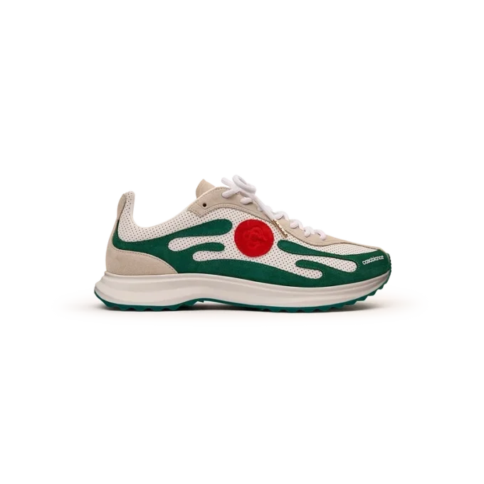 Zapatilla Stade para mujer en blanco y verde