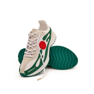 Zapatilla Stade para hombre en blanco y verde