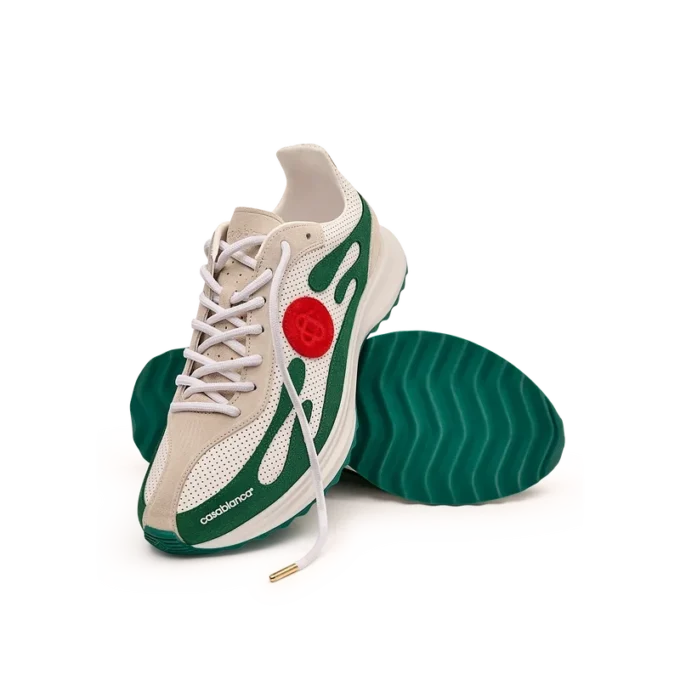 Zapatilla Stade para mujer en blanco y verde