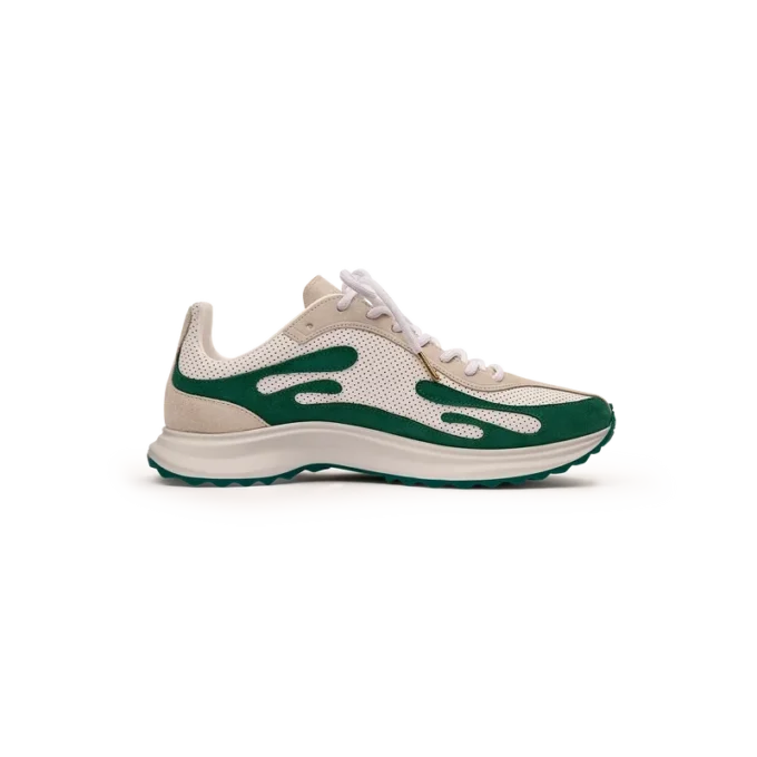 Zapatilla Stade para mujer en blanco y verde