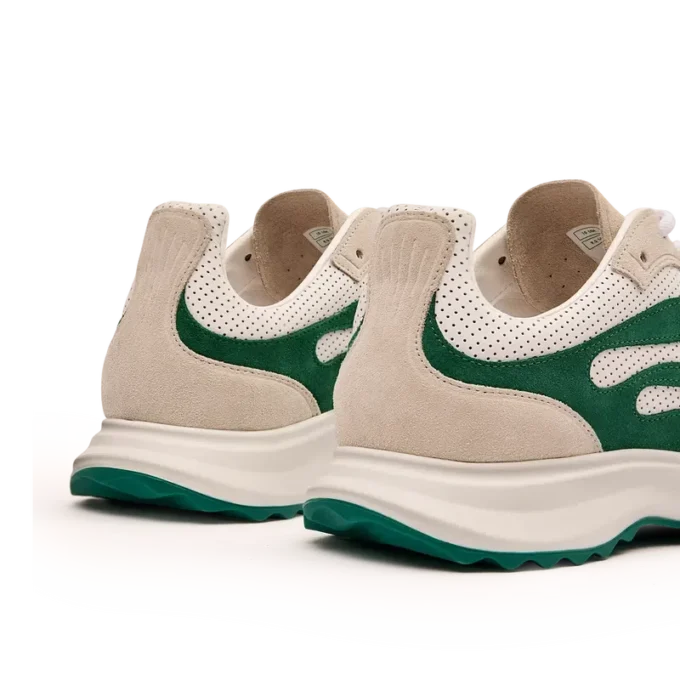 Zapatilla Stade para mujer en blanco y verde