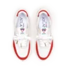Zapatillas Atlantis blancas y rojas para hombre