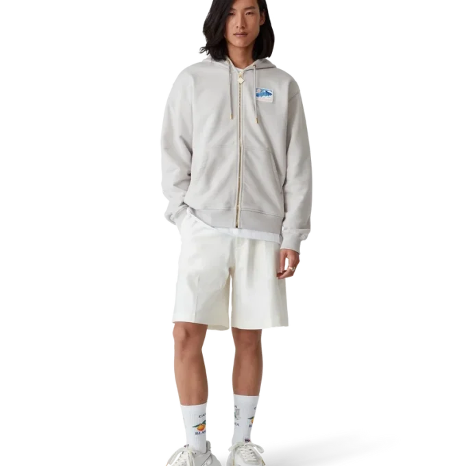 Zapatillas Atlantis para hombre en blanco y cromo