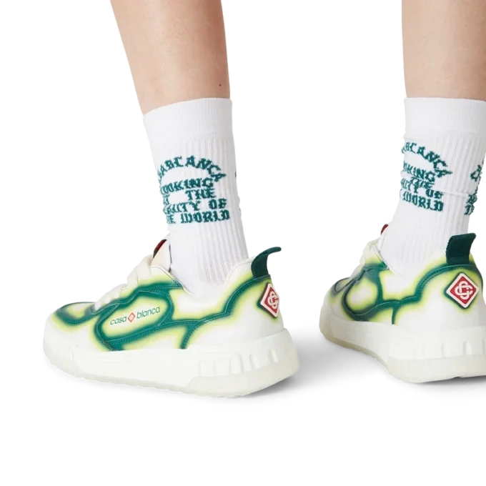 Zapatillas Court Green Fade para mujer