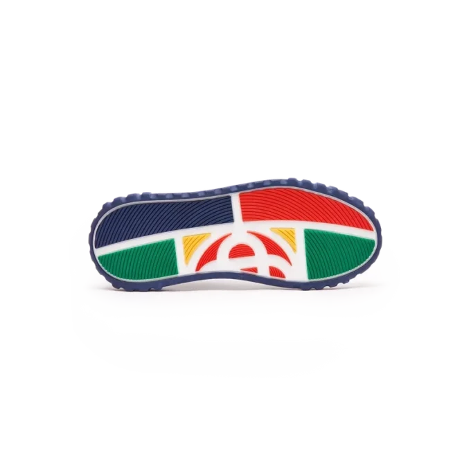 Zapatillas Court para hombre en blanco y azul marino