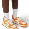 Zapatillas Court para hombre en naranja y blanco