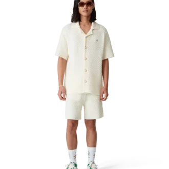 Zapatilla Court para hombre en verde y blanco