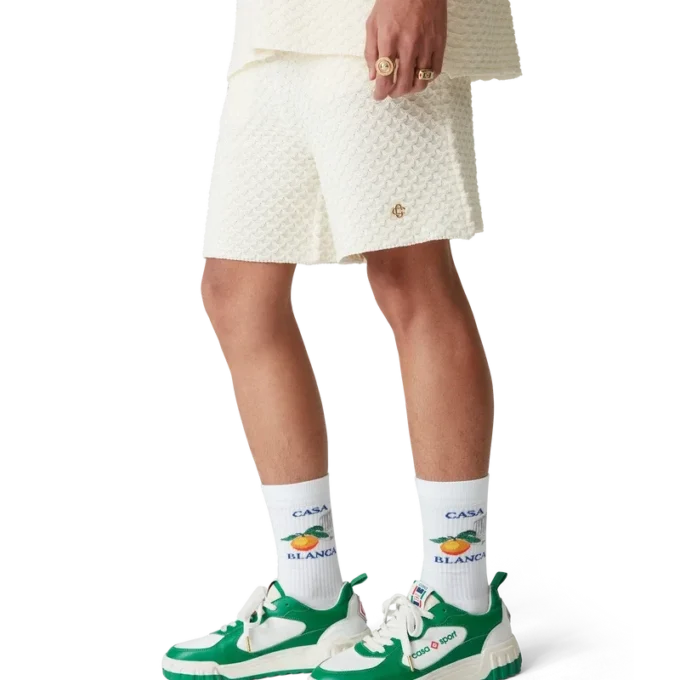 Zapatillas Court para hombre en verde y blanco