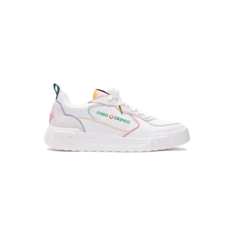 Zapatillas Court para mujer en blanco y multicolor