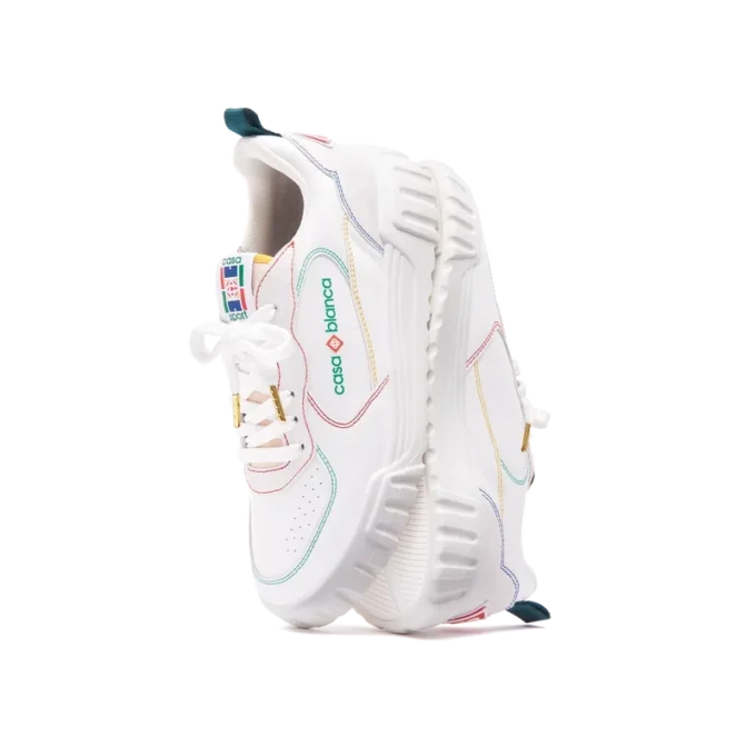 Zapatillas Court para mujer en blanco y multicolor